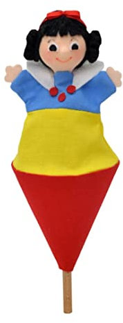 MU Brno - das Schneewittchen Handpuppe in einem Kornett, 20 cm