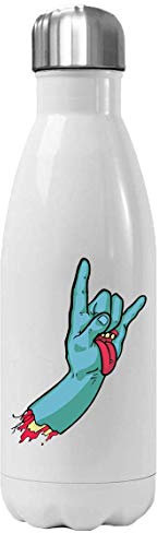 Luckyprint Rock and Roll Zombie Hand 350ml Wasserflasche Thermal