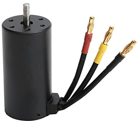RiToEasysports 2150KV 4 Poles RC Brushless Motor 5mm Shaft RC Car Motor Compatible with 1/8 RC Off‑Road Car Model Car Accessories Model Car Accessories