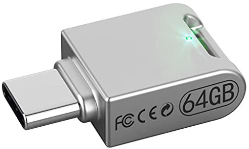 ZZALLL Tragbarer Mini Pendrive USB C Flash Drive 32GB 64GB Pendrive Handy Typ-C U Disk für Phone Pad Micro 64 Gb 32x23x6mm