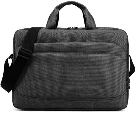 Ewent EW2515 Laptoptasche, 15,6-Zoll-Laptoptasche, wasserdichte Laptop-Computertasche, Umhängetasche für Frauen, Männer, Lehrer, Reisen, Arbeit, Universität, Schule, Schwarz