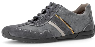 Pius Gabor Herren Sneaker Low,Halbschuhe,recyceltes Futter,zertifiziertes Leder,Wechselfußbett,Indigo/Indigo/Midgrey,46.5 EU / 11.5 UK