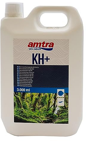 Amtra KH+, Flüssigsalzzusatz zum Auffüllen der Karbonathärte (dKH) von Aquarienwasser, für Süßwasseraquarien, 3000 ml