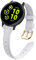 WoPail Leder Armband 20mm für Garmin Forerunner 570 42mm/Vivoactive 6/Forerunner 165 Music/Vivoactive 5/vívomove Trend Ersatzarmband Damen Schlank und Leicht Armbänder für Venu Sq 2 Weiß