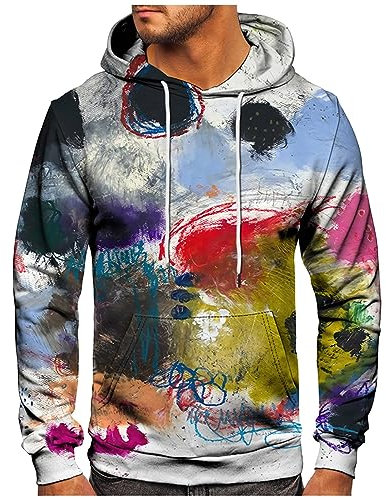 T-Shirts Für Herren Tshirt Herren Oversize Herren T Shirt Geburtstagsgeschenk Für Männer Tshirt Herren Strickjacken Für Herren T-Shirt Pullover & Strickjacken Für Herren Hoodie Herren(5-Red,3XL)