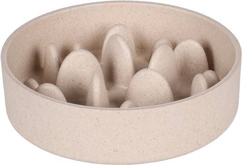 Flamingo Gamelle Anti Glouton Greni Chien 790 ML - Gamelle d'alimentation Lente - Base Antidérapante - Favorise Une Alimentation Saine Et Une Digestion Lente - 17cm x 5cm