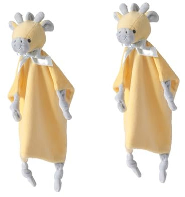 ifundom 2stücke Neuer Titel Lätzchen Mit Cartoon-muster Für Kleinkinder Mundtuch Für Schickes Design Reh Aus Saugfähigem Material Für Täglichen Gebrauch
