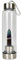 Queemie Colorée Cristal Verre Eau Bouteille, Pierre Précieuse Centre Infusé Foncé Coloré Quartz Coupe de Sports Obélisque Baguette Énergie Coupe pour Naturel Guérison Bien-être