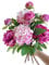 Künstliche Pfingstrosen, Vintage-Seidenblumen, Pfingstrosen mit Stielen für Hochzeitsdekoration, Brautstrauß, Arrangement, Rosa, 4 Stück
