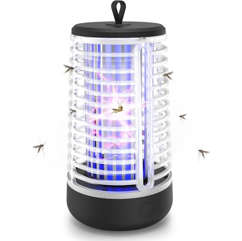 YOUKK Bug Zapper,Lampada Antizanzare,Zanzariera Elettrica da Interno USB per Esterno,per repellente zanzare, Mites, mosche, insetti