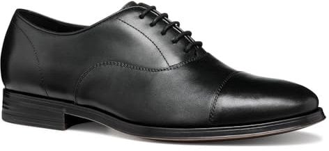 Geox Herren U REZZONICO B Oxford, Black, 44 EU