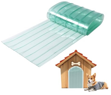 KWCLTH Dog Door Replacement Flap Safe and Eco-Friendly Transparent Dog House Door Flap Strip for Dog House Entrance or Cat Door