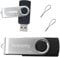 lcwamy 8GB USB Flash Drive 2 Pack Bulk Swivel USB Flash Drives Thumb Drive 2 Pack USB2.0 Flash Drive 8GB Twister USB Drive USB Stick