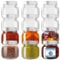 HEFTMAN Glass Mason Jars with Lids - Set of 12 250ml Air Tight Jars for Overnight Oats, Homemade Jam - Sturdy Glass Jars with Lids for Pickling, Preserving, Baby Food Storage (250ml)