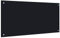 Gecheer Kitchen Backsplash tempered Glass Splashback Heat Resistant Toughened Glass for Kitchen/Cooker Hood black 100x50 cm Tempered Glass