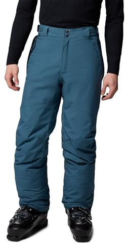Columbia Pantalon Shafer Canyon II, coquille imperméable durable, chaleur thermoréfléchissante, étirement confortable et flexible, taille ajustable, genoux articulés pour le mouvement - Hommes