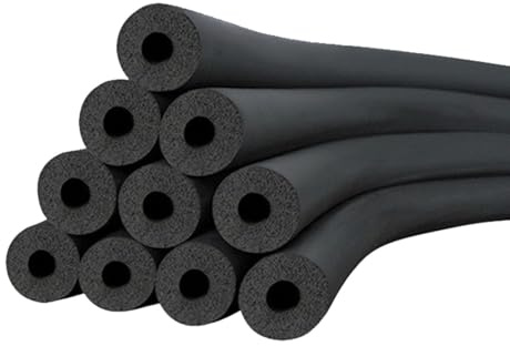 Rohrisolierung ID 9mm 20mm 32mm 48mm 89mm 110mm Dämmung Rohrschale Isolierung Rohrdämmung für Griffe Solaranlage Warmwasser(ID 25mm x 20mm)