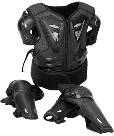 Attrezzatura da equitazione per moto fuoristrada, Attrezzatura da equitazione per bambini | Tuta da motociclista versatile per bambini, protezione toracica per bambini | Tuta protettiva