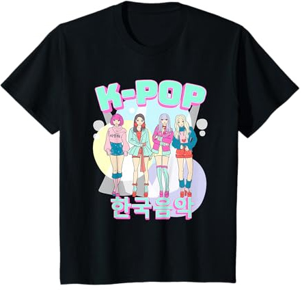 K Pop Girl Band Maglietta