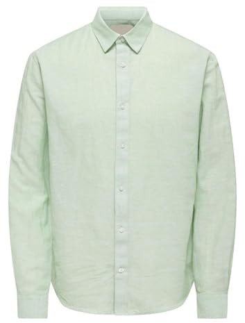 Only & Sons Male Hemd ONSCAIDEN Leinen Hemd | Shirt