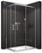 BERNSTEIN Duschkabine 90x120cm Höhe 195cm Eckdusche Eckeinstieg mit Schiebetür Duschabtrennung EX506 mit Chrom Aluminiumprofile, Links und Rechts montierbar, 6 mm ESG Sicherheitsglas Klarglas mit Nano