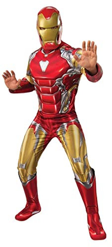 Rubies Official Avengers Endgame Iron Man, Deluxe Adult Mens Costume - Size Standard/Medium Halloween