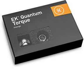 EK Water Blocks Compatible EK-Quantum Torque HTC 12-6er-Pack, Silber