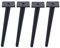 Meuble Pieds,Pieds De Support En Acier Inoxydable Pied, canapé Table Basse Table Incliné Pieds,table Chevet Raccords,en Métal Support Protection Pieds FuseléS ChroméS (4 Pièces)(55cm)