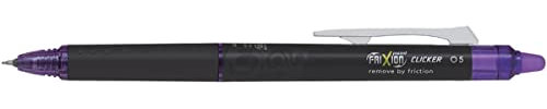 Pilot BLRT-FR7-1 Kugelschreiber Frixion Point Clicker Violett Spitze ultradünn 0,5 mm löschbare Tinte