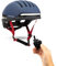 smartGyro Smart Helmet PRO – Smart Helmet mit automatischem Bremslicht, Blinkern, Lautsprechern, Bluetooth, Größe M, EPS + PC, Batterie, Frontvisier, LEDs vorne und hinten, schwarze Farbe