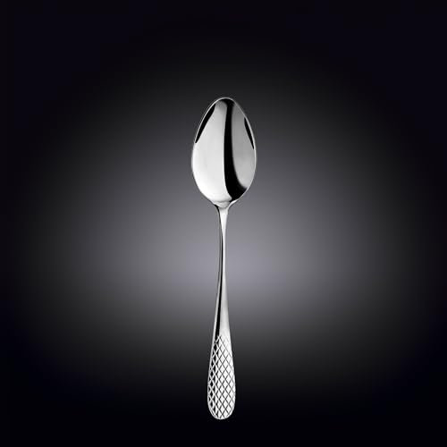 Wilmax WL-999202/6C Abendessen Löffel aus Edelstahl, 21cm Länge, 6 Stück