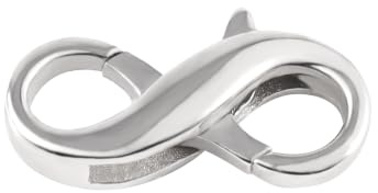 Silver Lobster Clasp Double Bracelet Necklace Clasps for Jewellery Finding