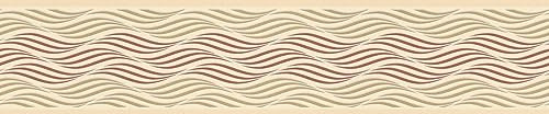 A.S. Creation Only Borders 11 384133 Non-Woven Border Striped Wallpaper 5.00 x 0.13 m Beige Wallpaper