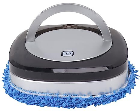 Asixxsix Robot Aspirapolvere e Mop Combo, Robot Aspirapolvere Ricaricabile Robot Lavapavimenti Automatico con Serbatoio dell'Acqua per Pavimento in Piastrelle di Marmo in Legno Duro (Argento)