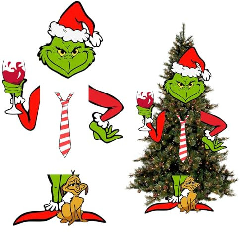 SPHERETRON Grin-ch Navidad Decoracion Decoracion Navidad Adornos Navidad Grin-ch Adornos arbol Navidad Grin-ch Decoraciones de Navidad