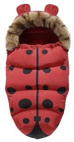 Winterfußsack Buggy Kinderwagen Fußsack Babyfußsack Warm Wasserdicht Winddicht Waschbar geeignet für Kinderwagen, Autositz, Sportkinderwagen, Buggy, Babyschale