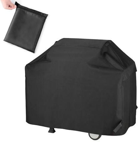 BBQ Cover 145x61x117CM,Gas BBQ Cover Waterproof Barbecue Cover,BBQ Covers Waterproof Heavy Duty Large,Barbecue Cover,UV protection Dust-Proof Windproof Weatherproof Durable with Storage Bag