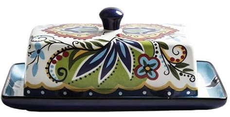 Beurrier Beurrier pour frigo Plat en céramique assiette de Service alimentaire beurrier boîte à fromage Design plat alimentaire boîte à beurre Boite Beurre Porcelaine Beurrier