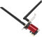 Jectse 433 Mbit/s WLAN-Karte, 2,4 G 5 G Dualband-Wireless-Netzwerkkarte, Bluetooth 4.2 PCIEx1 Wireless-Netzwerkadapter, Unterstützt 802.11AC, für Win7, 8, 10