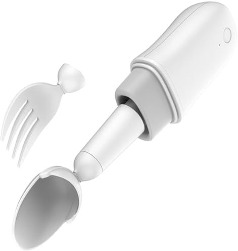 Adaptive Utensilien,Gegen Handzittern,Teilbarer Stabiler Löffel Und Gabel Mit Selbststabilisierendem Smart Lift Kit,Für Parkinson-Patienten Oder Tremor-Betroffene,Besteck Zur Arthritis-Hilfe