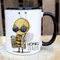Tasse Becher Imker Biene Bienchen Bee Spruch Honig Dealer Motiv Kaffeebecher Kaffeetasse Geschenk Spruchbecher ts2137 - ausgewählte Farbe: *schwarz-weiß*