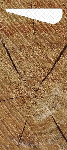 500 Serviettentaschen/Bestecktaschen Duni Sacchetto® Tissue 8,5 x 19 cm wood