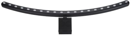 Barra de Luz para Monitor, Barra de Luz para Monitor RGB 2 en 1, Fuente de Luz Dual, Luz de Computadora con Ritmo Musical Activada por Voz, Cuidado de los Ojos, Barra de Lámpara