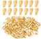 PATIKIL 8.5x3.5mm Snap Bail Hook Pinch, 100Pcs Alloy Pendant Charm Clasp Connectors Bail for Necklace Jewelry Making Bracelet Dangle DIY Crafts, Light Gold