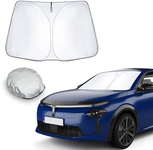 CDEFG Compatibile con Lancia Ypsilon 2024 Parasole Coperture Parabrezza Ombrellone Il Parabrezza Anteriore Parabrezza Auto Parasole Ypsilon 2024 Accessori