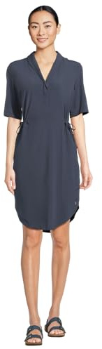 Royal Robbins - - Kurzärmliges Kleid „Spotless Traveler“ für Damen, Kolorit Navy, Größe: M Regular