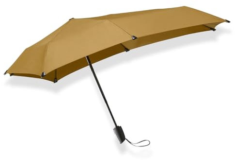 Senz ° Mini Automatic Folding Storm Regenschirm Golden Palme