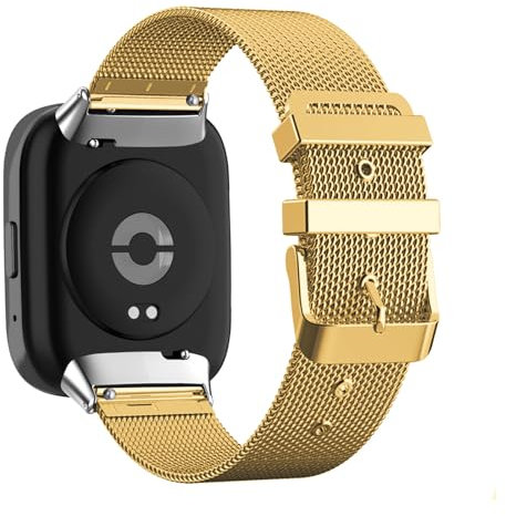 KMKJSH Bracelet Milanais en Acier Inoxydable pour Xiaomi Redmi Watch 3 Lite/Watch 3 Active, Bracelet de Montre en Maille avec Fermoir Réglable, Multicolore