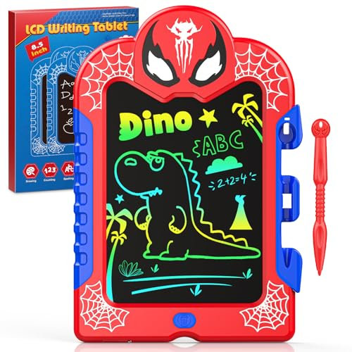Braxel LCD Schreibtafel Kinder Spielzeug Ab 2 3 4 5 6 Jahre Junge, Kinderspielzeug Ab 3-7 Jahre Geschenk Junge Mädchen 2-8 Jahre, Ostergeschenke Kinder 8.5inch Maltafel Zaubertafel Mit Löschfunktion