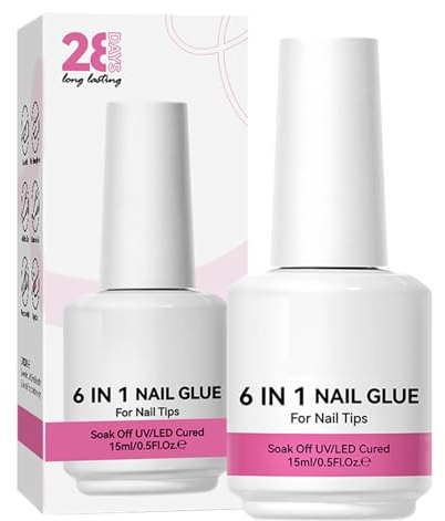 Aufbaugel für Nägel, Gelstruktur für Nägel, Nagelkleber, Manikürekleber, 6-in-1-Diamantkleber, Grundierung für Formen, Verlängerungen für Frauen, Anfänger